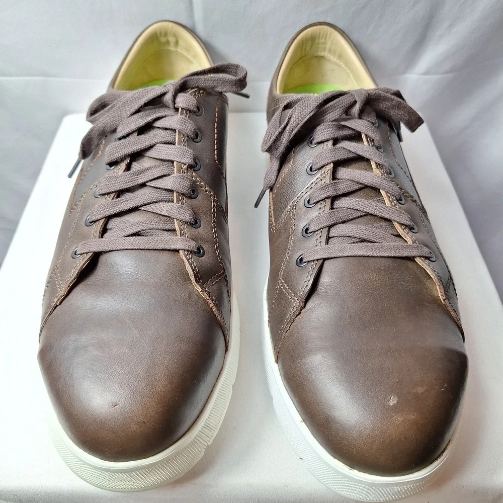 RED WING Zero-G Lite Oxford Mens Sz 11.5D Brown Leather Aluminum Safety Toe GUC